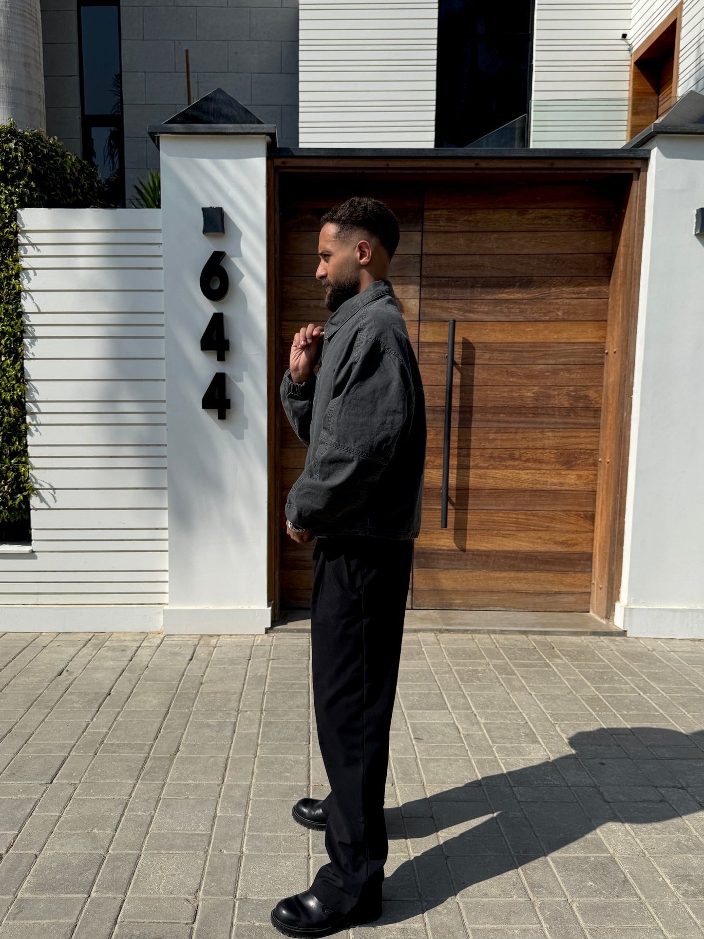 Dark Gray Trucker Jacket