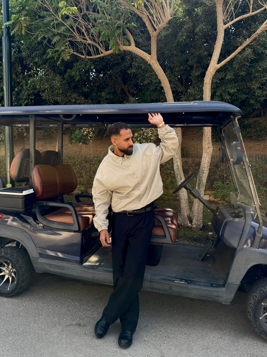 Beige Trucker Jacket